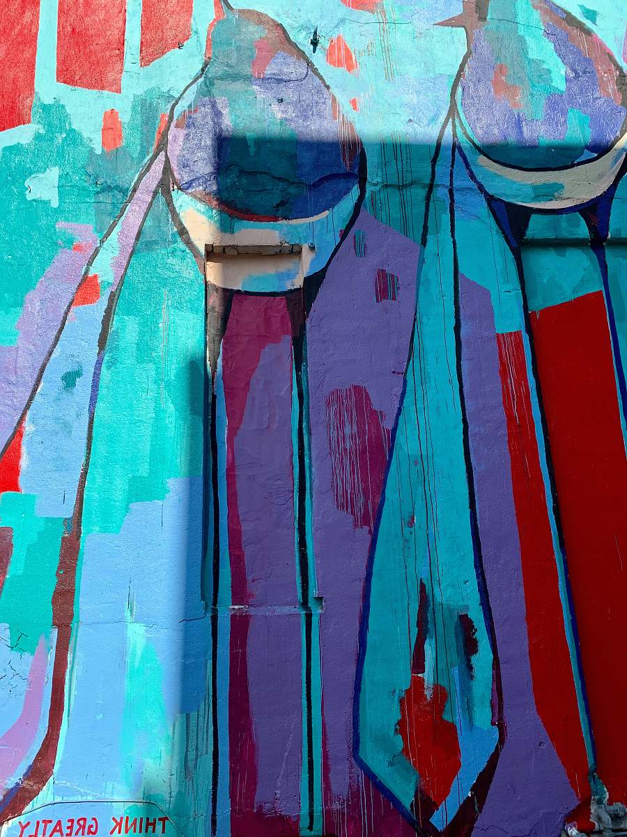 painting Think Greatly painting mural