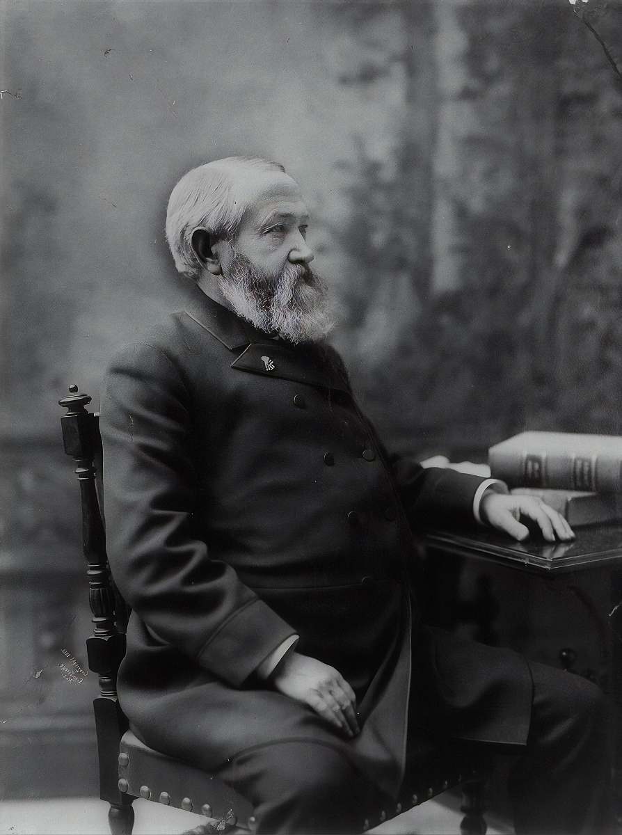 face President Benjamin Harrison human