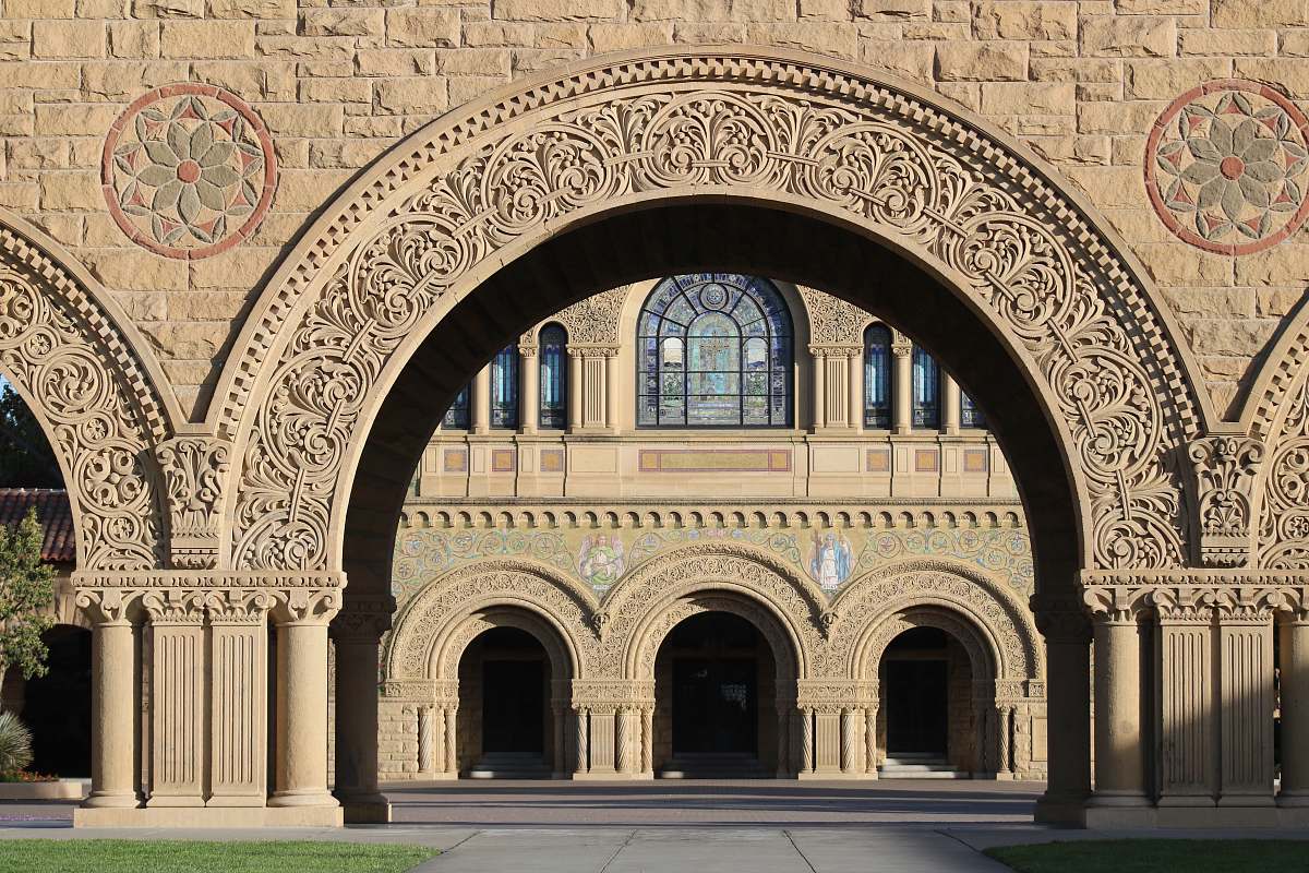 Architecture Ancient Historic Building Stanford University Image Free Photo