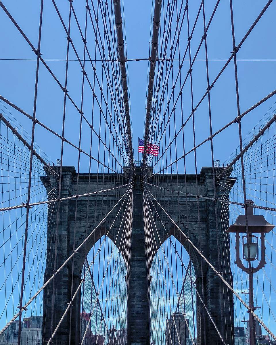 bridge Brooklyn Bridge new york