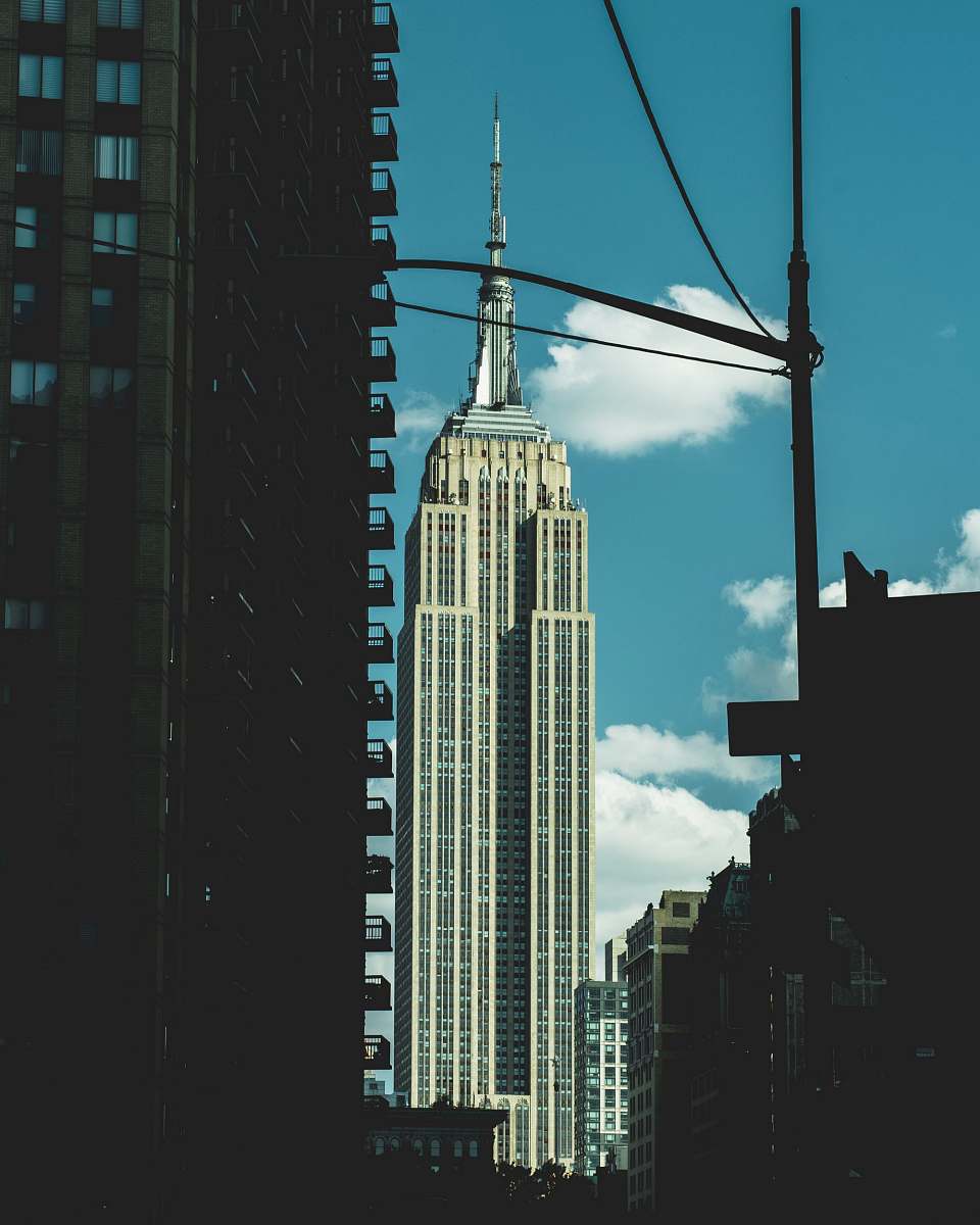 city Empire State Building, New York high rise
