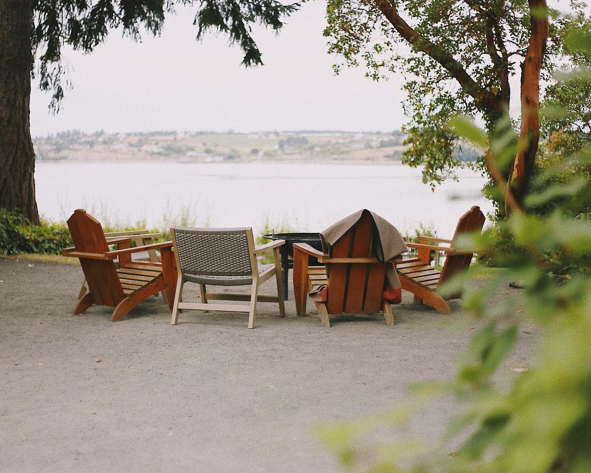 furniture empty brown chairs wood