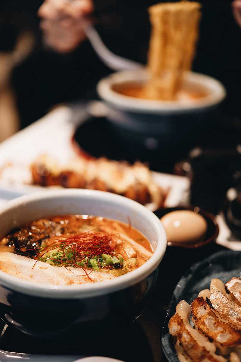 food soup in white ceramic bowl boston
