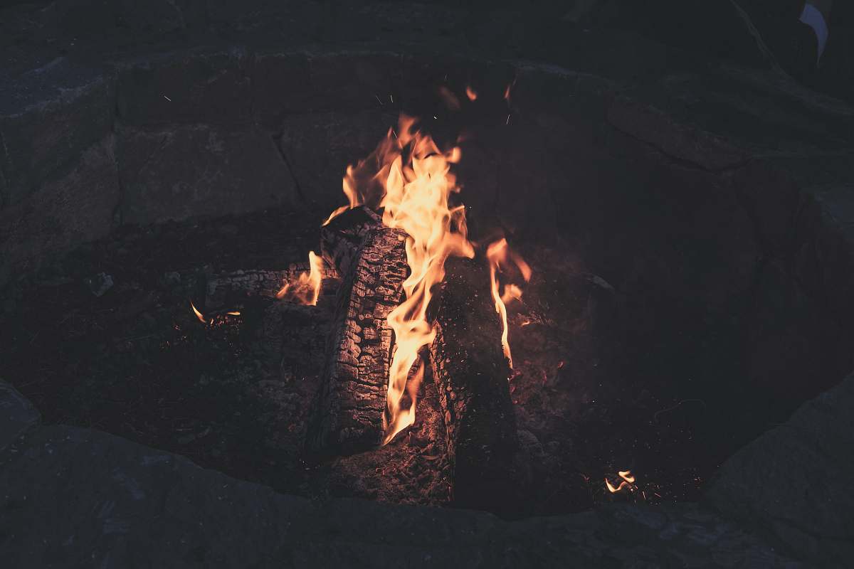 fire bonfire campfire