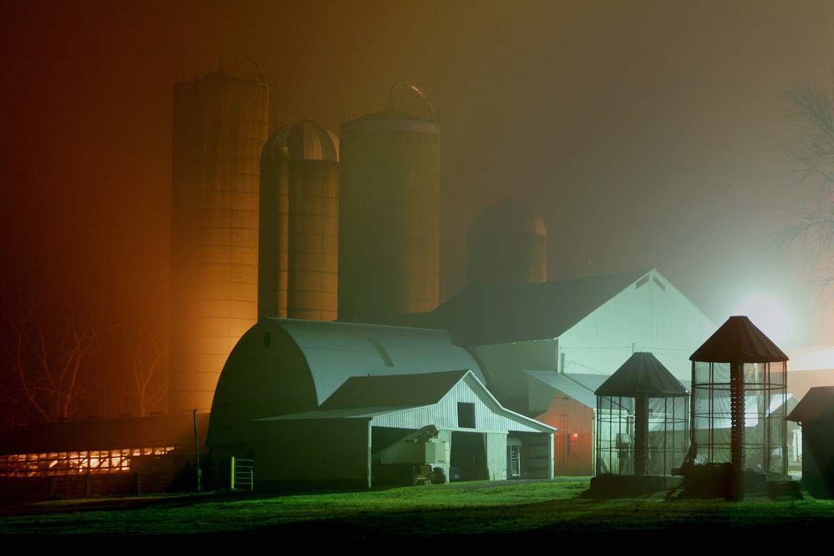 kidron white concrete house united states