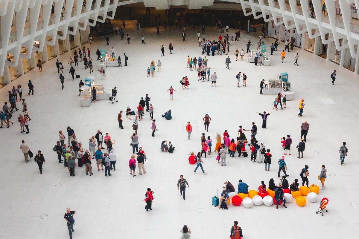 person people inside mall the oculus