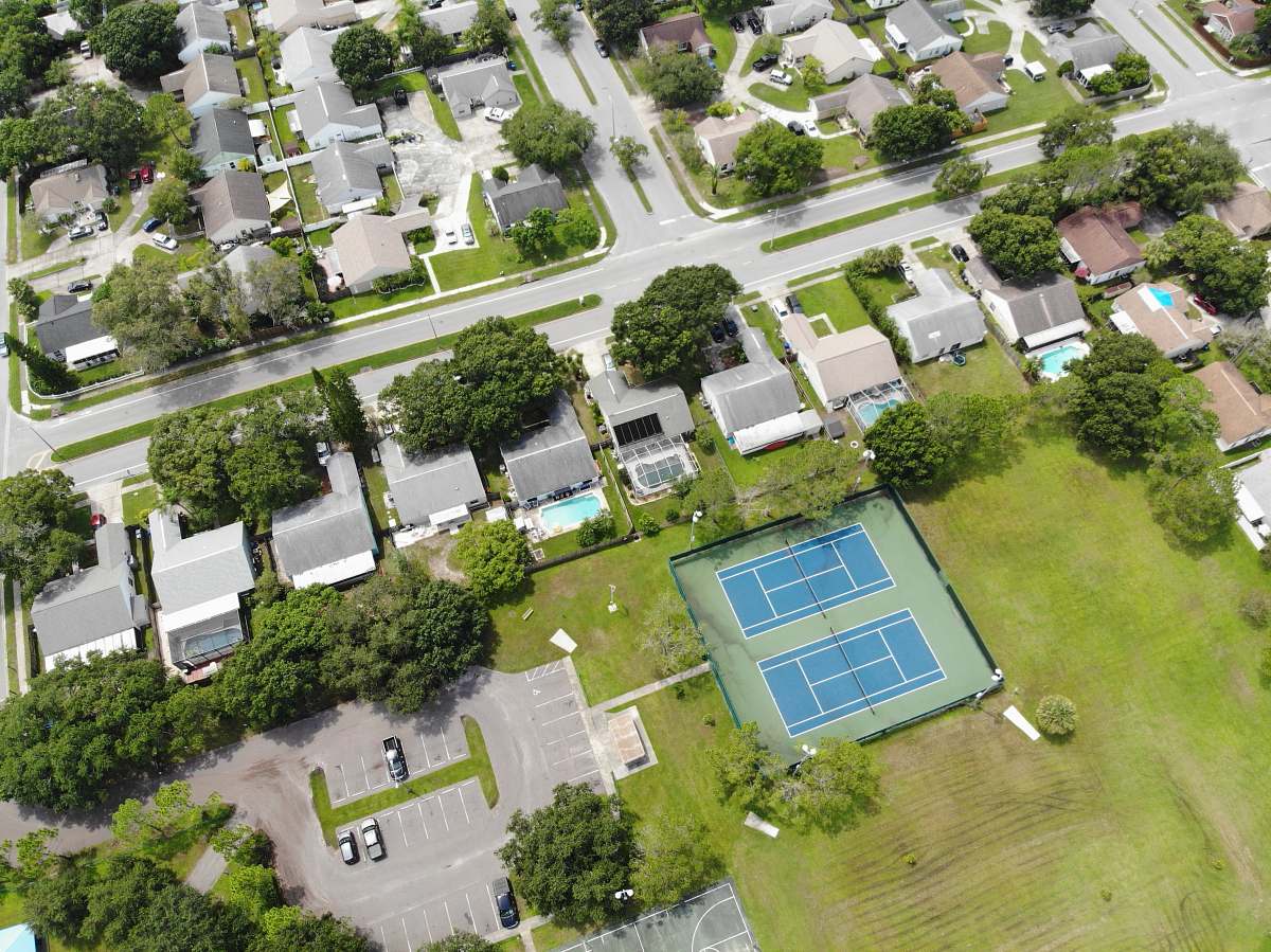 nature aerial photography of city outdoors
