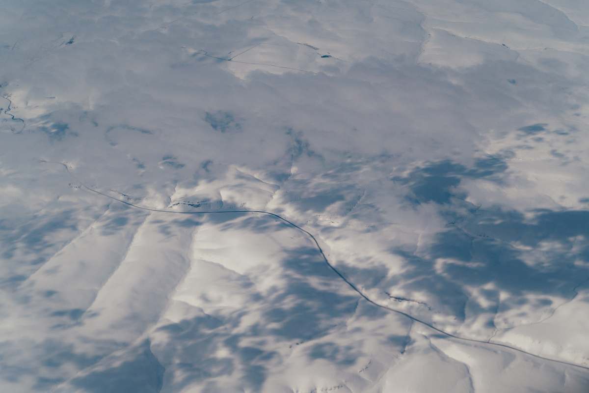 grey aerial photography of clouds ice