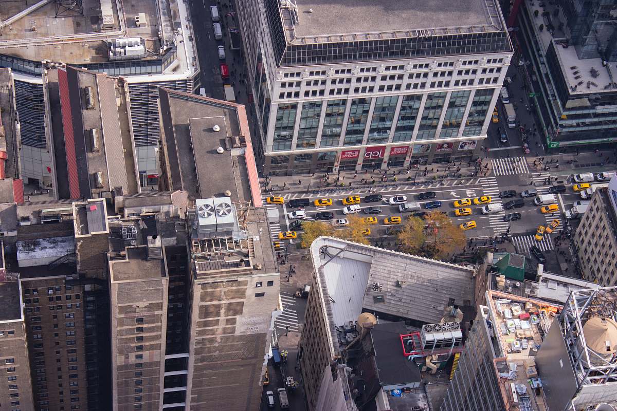 landscape birds eye photography of buildings aerial view