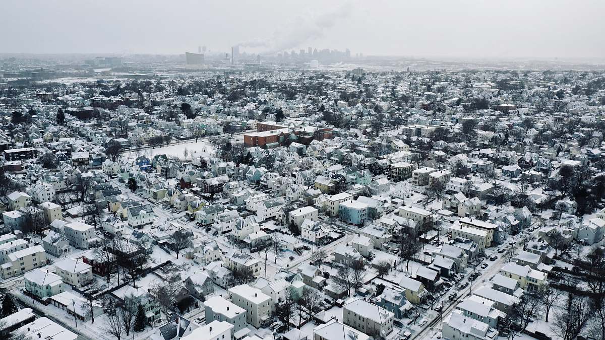 outdoors city building aerial view photo landscape