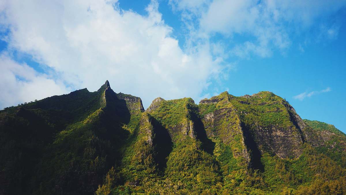 mountain landscape photo of grassy mountain mountain range