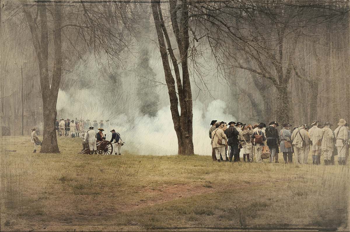 human people standing near trees person