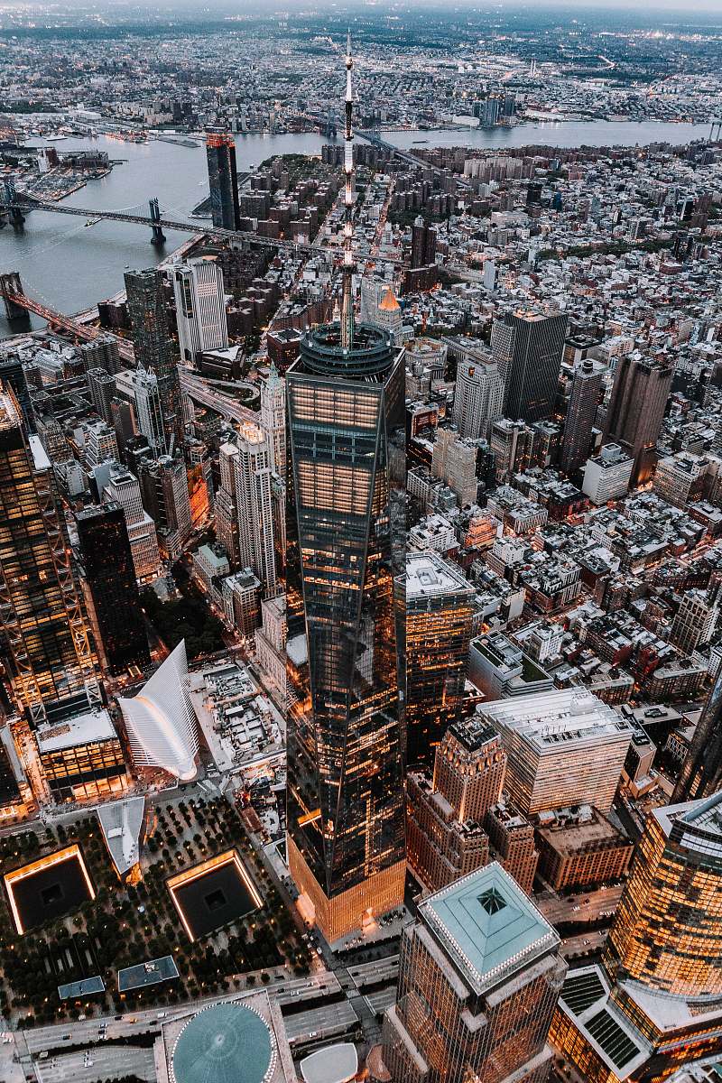 nature black and grey high rise building photography landscape