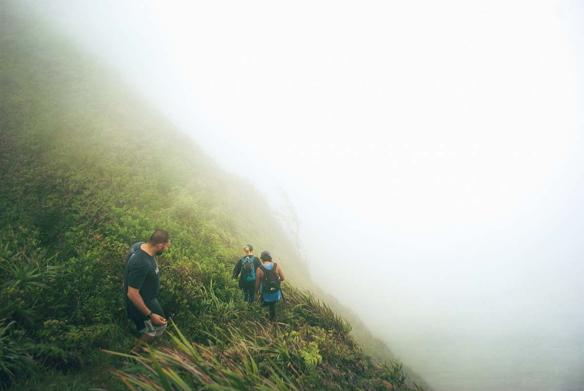 people three person walking on desired pathway human