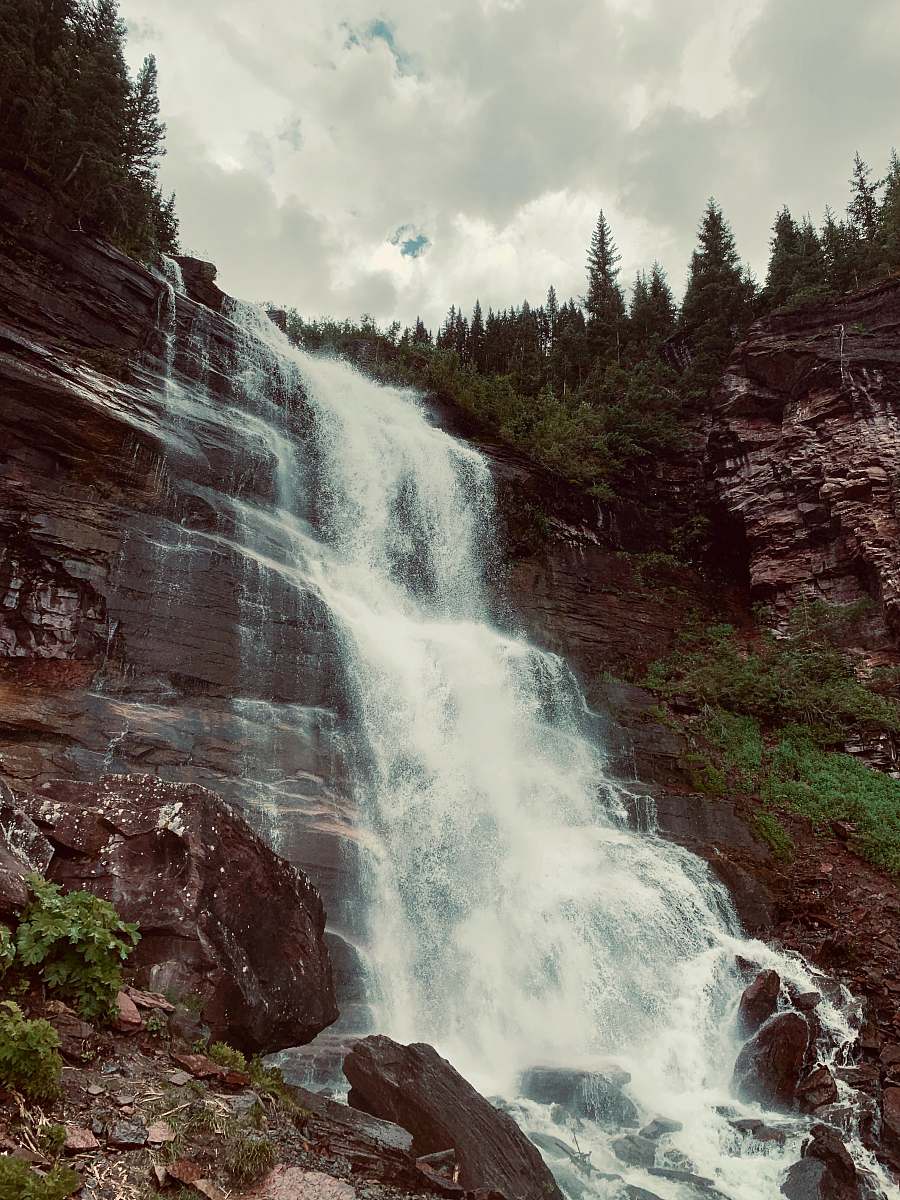 outdoors waterfalls during daytime water