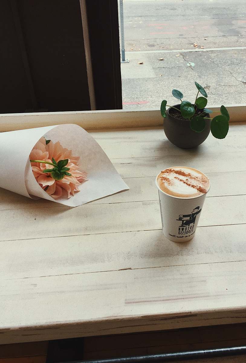 beverage cup on table drink