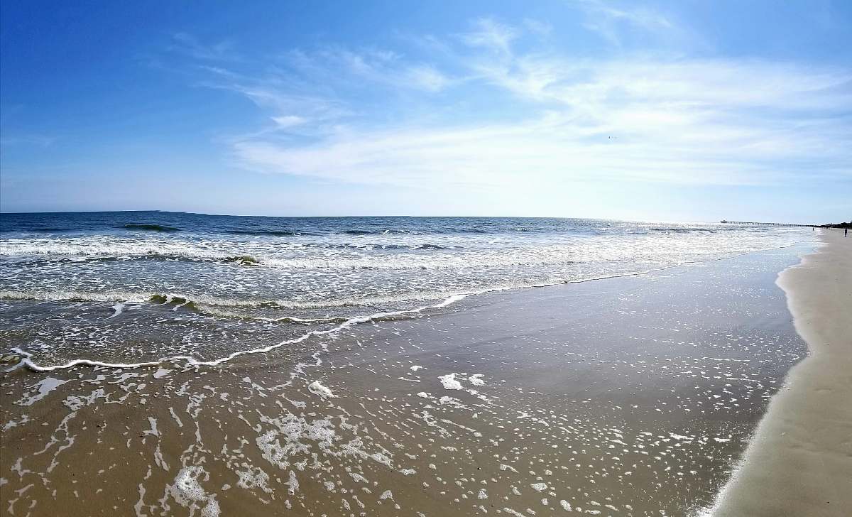 ocean shoreline and body of water during daytime sea