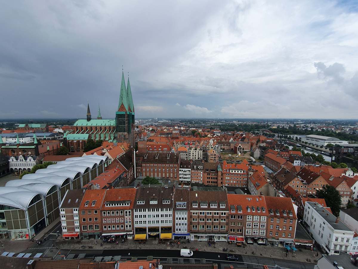building aerial photography of buildings during daytime spire