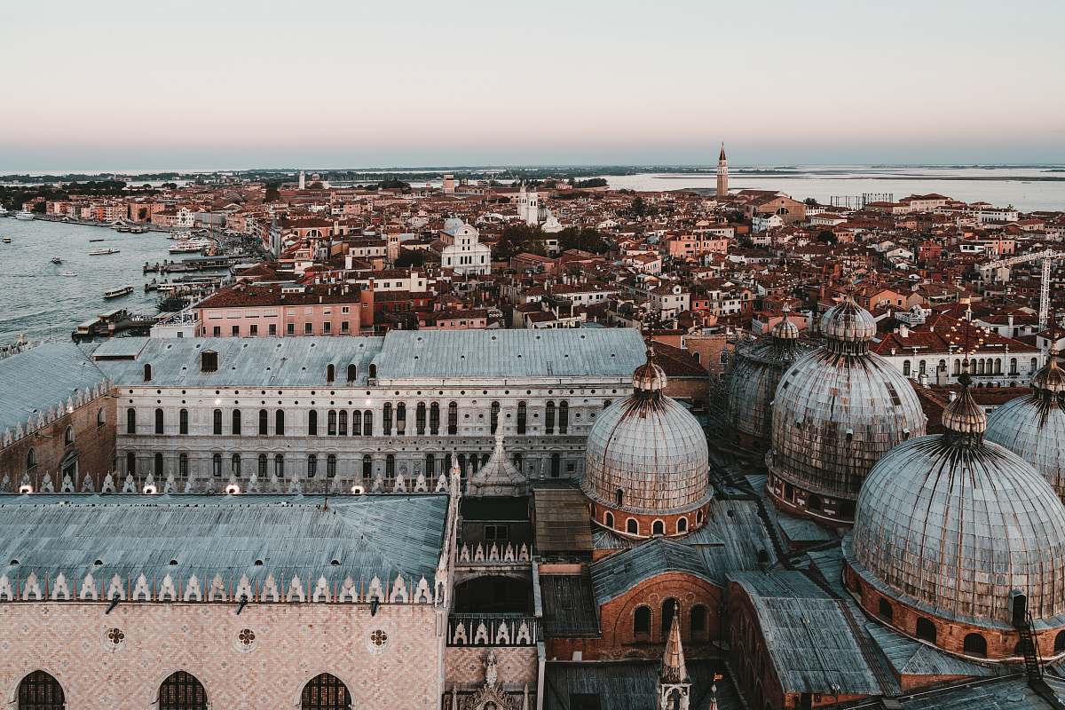 building aerial view of city at daytime dome