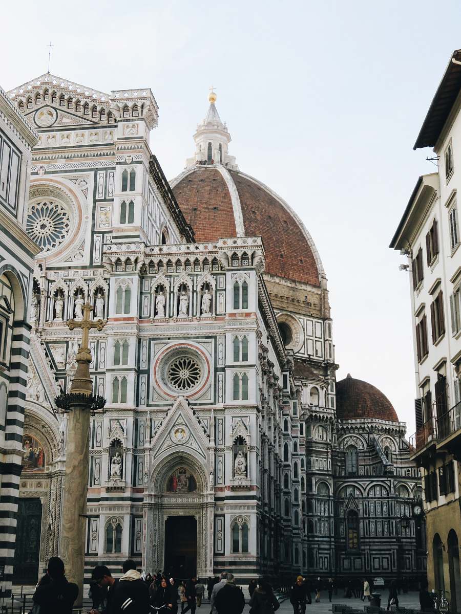 building beige concrete church dome