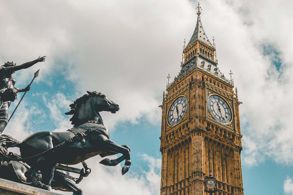 building Big Ben London during daytime clock tower