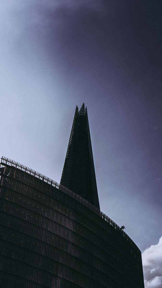 building black building spire