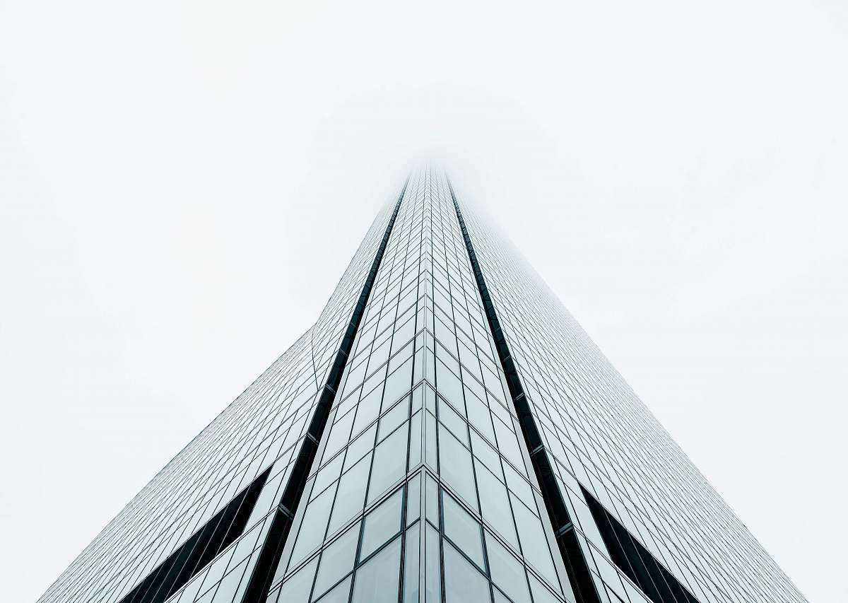 building black painted building during daytime madrid