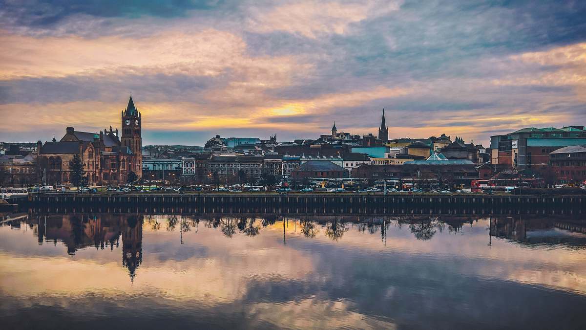 building body of water spire