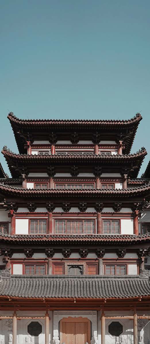 building brown 4-storey gazebo during daytime pagoda