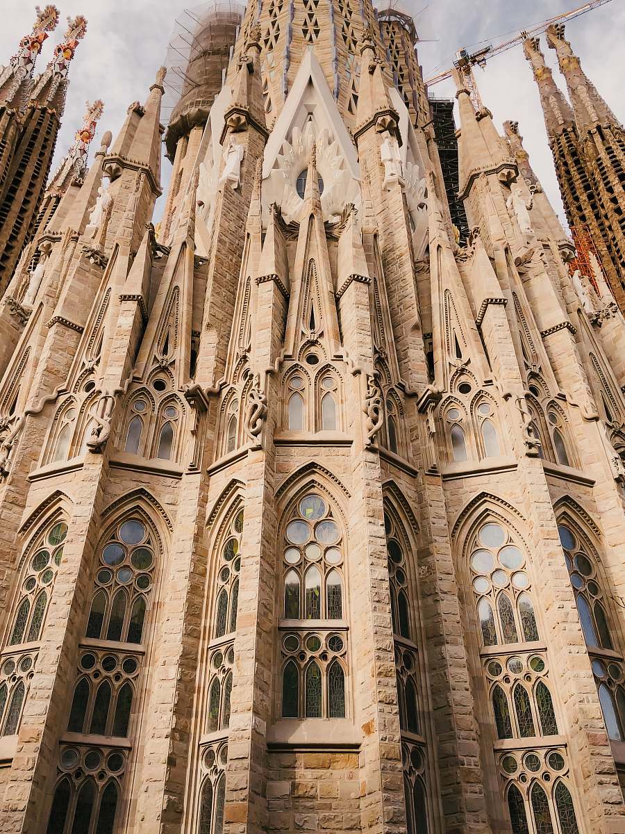 building brown cathedral spire