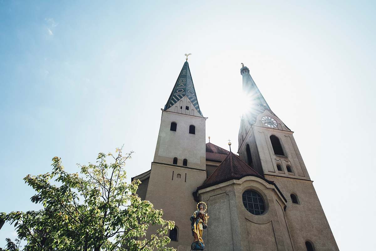 building brown cathedral photograph spire