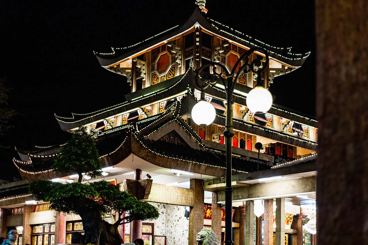 building brown pagoda temple temple