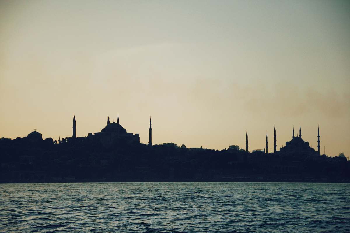 building cathedral and body of water dome