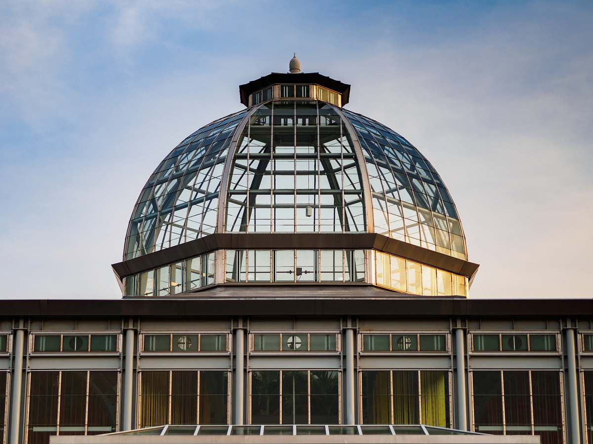 dome clear dome building building