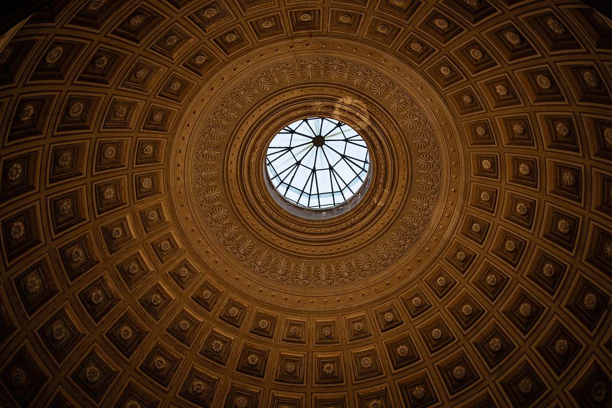 building dome ceiling window