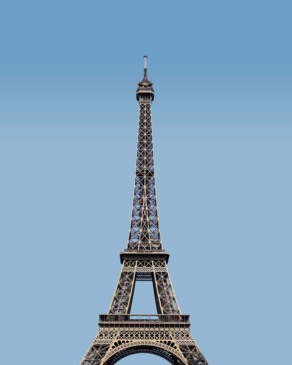 building Eiffel Tower under blue sky tower