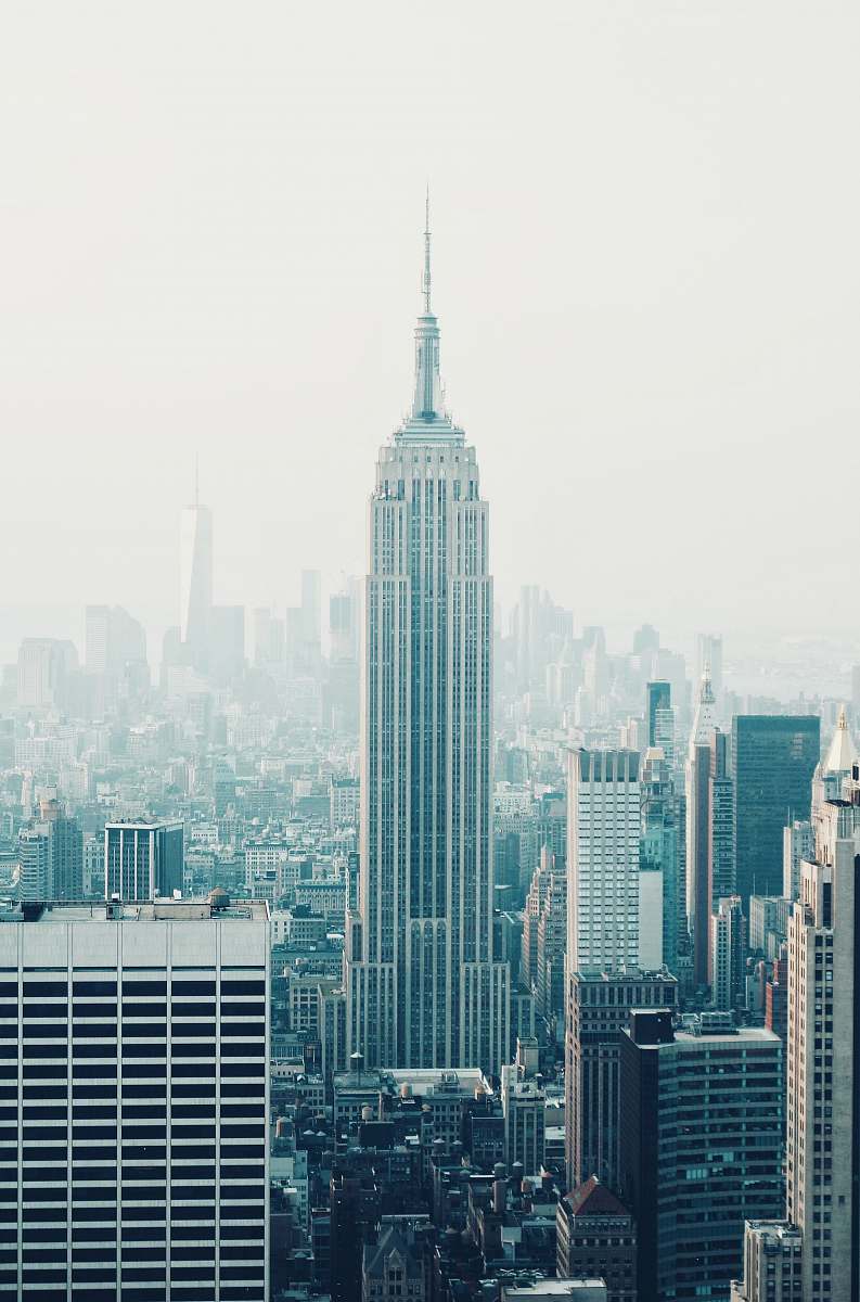 city Empire State Building, New York during daytime skyscraper