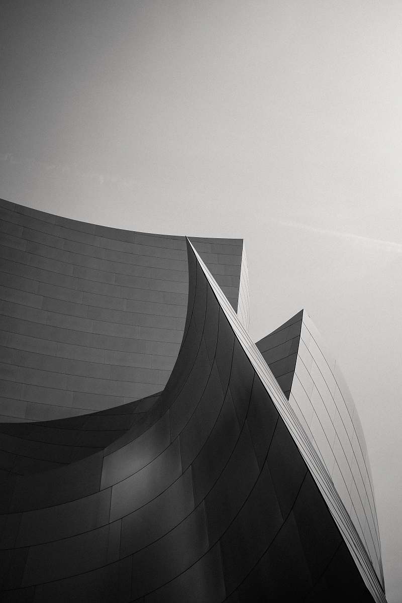 black-and-white gray architecture building grey