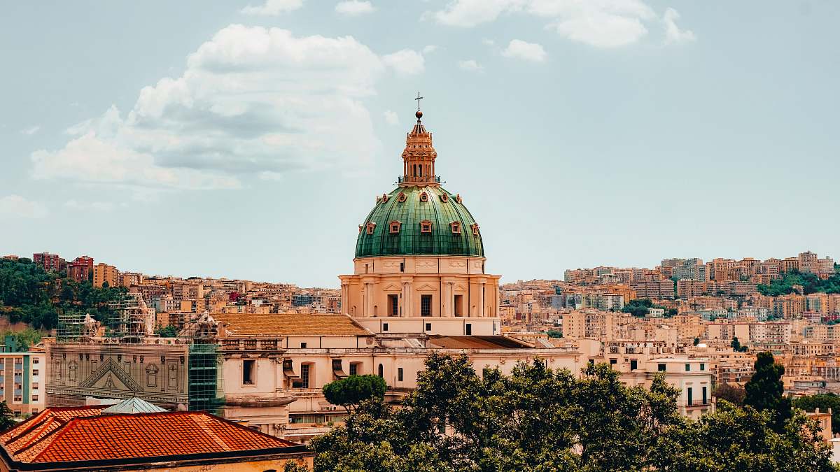 building green temple dome