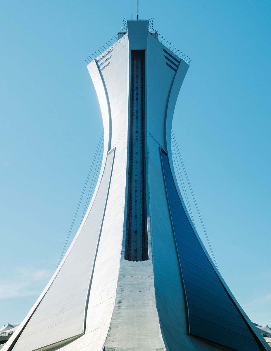 building grey concrete tower tower