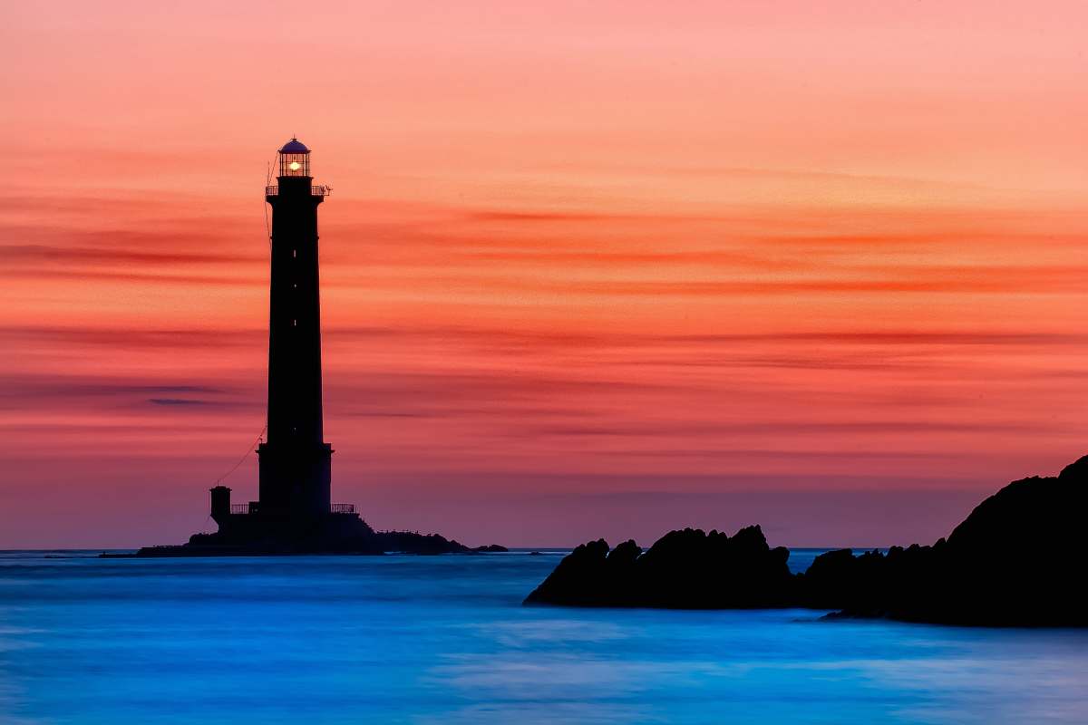 Building Lighthouse During Golden Hour Tower Image Free Photo