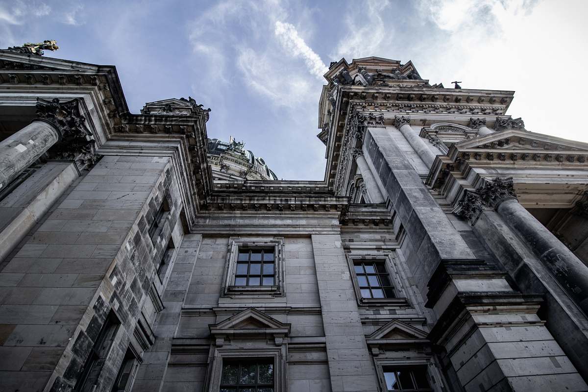 building low angle view of gothic building tower