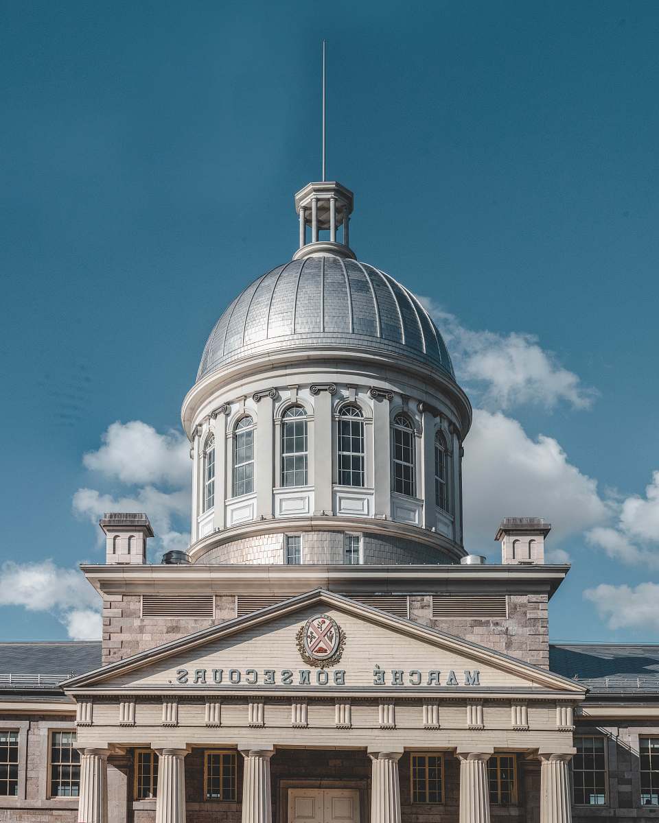 building Marche Bonsecours dome building dome