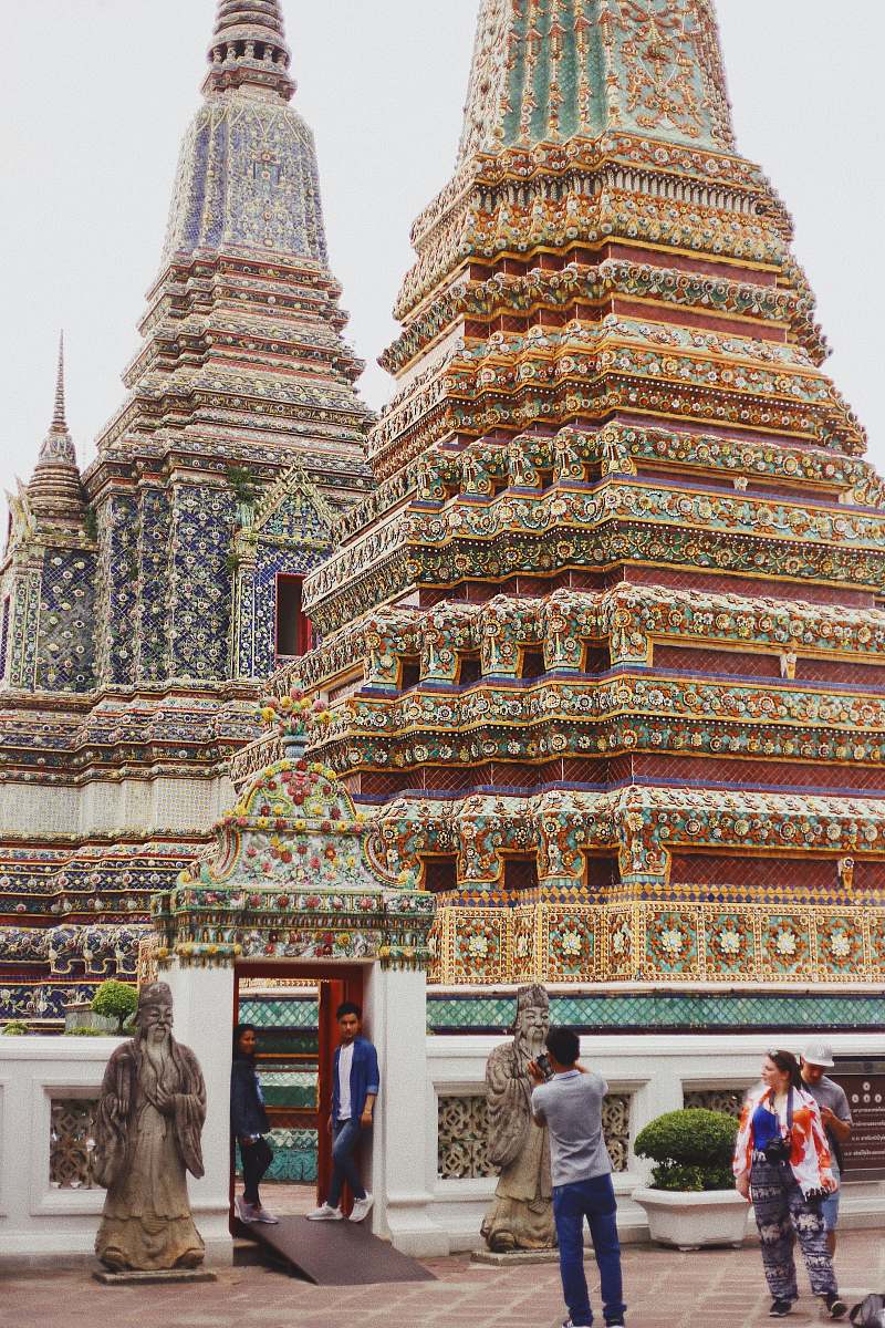 temple multi-colored shrine during daytime human