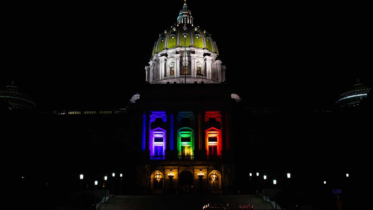 building multicolor lighted dome cathedral during nighttime dome