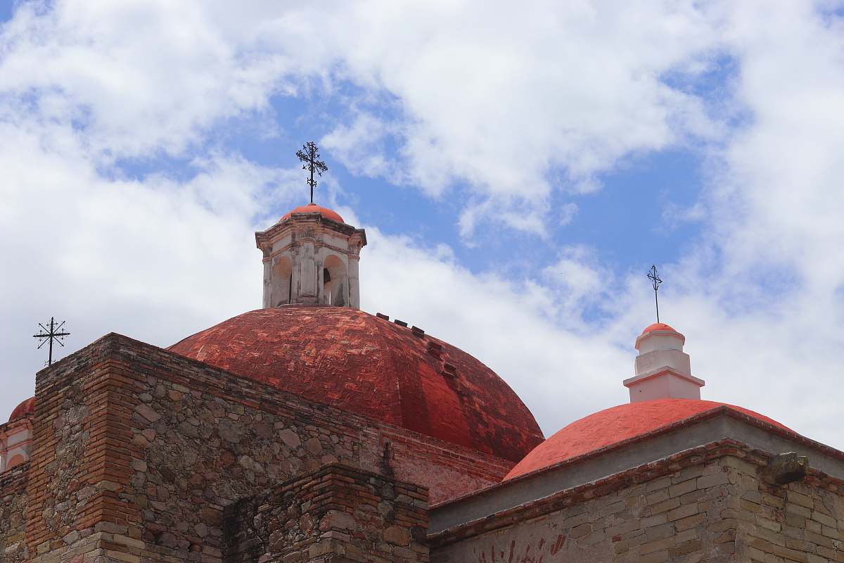 building orange and brown concrete dome church dome