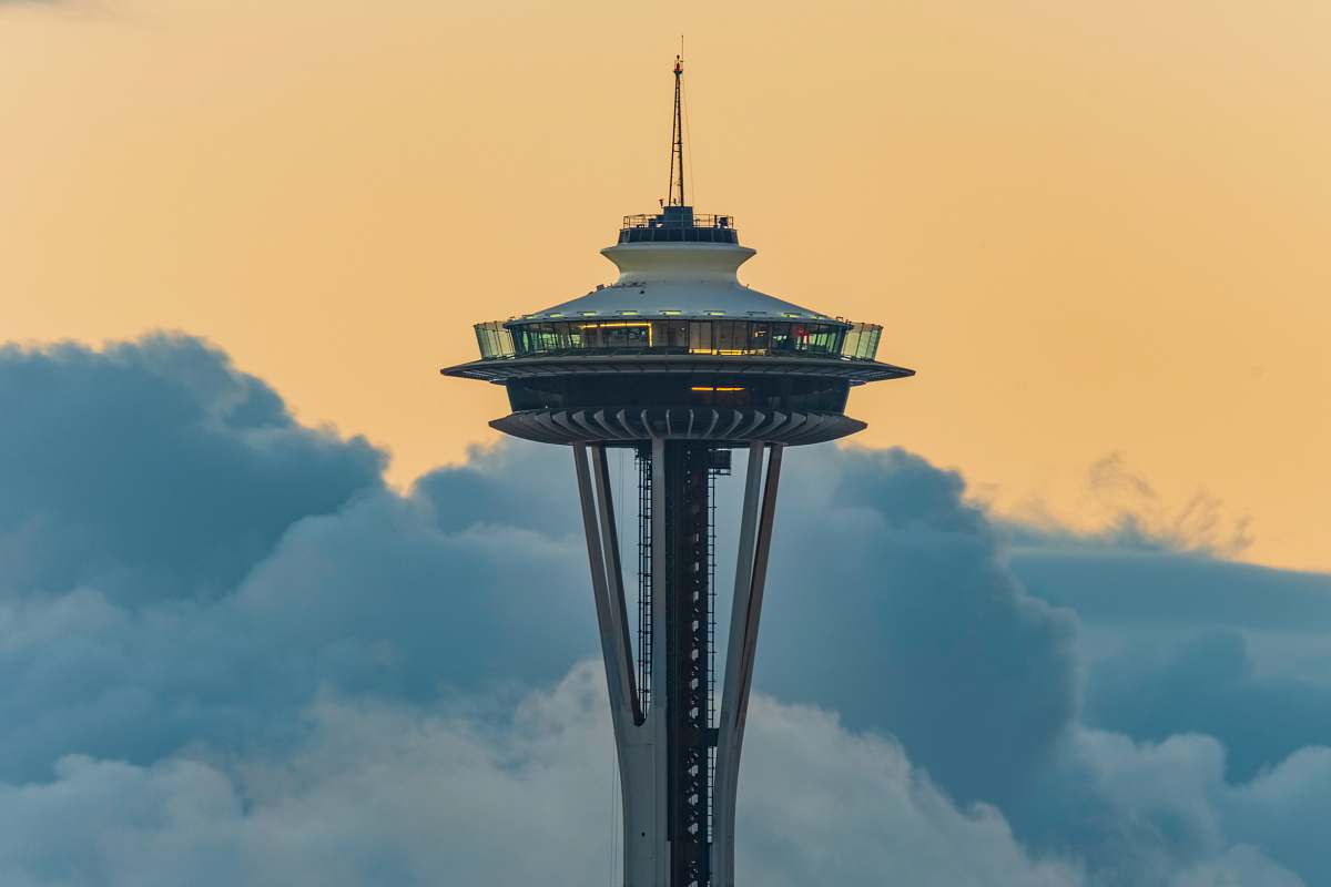 building Seattle Space Needle tower
