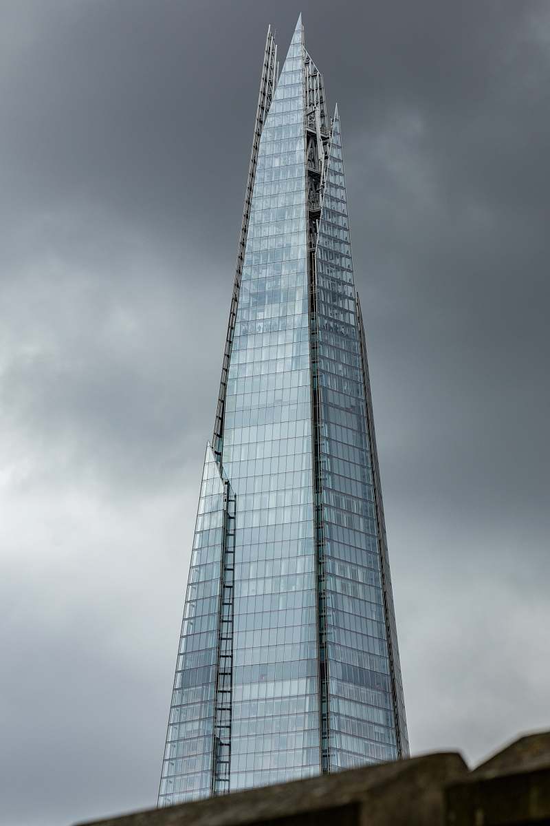 tower shard building grey