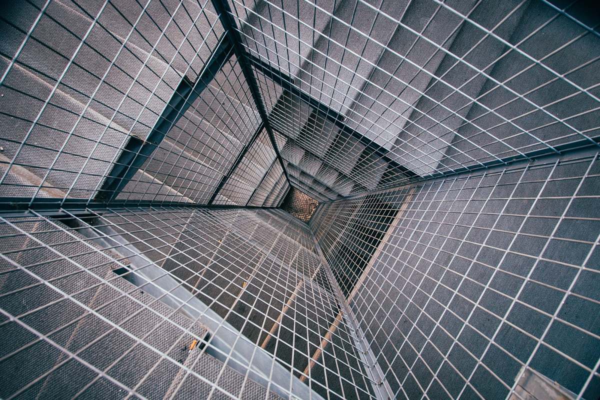 grey structural photography of stairs stairs