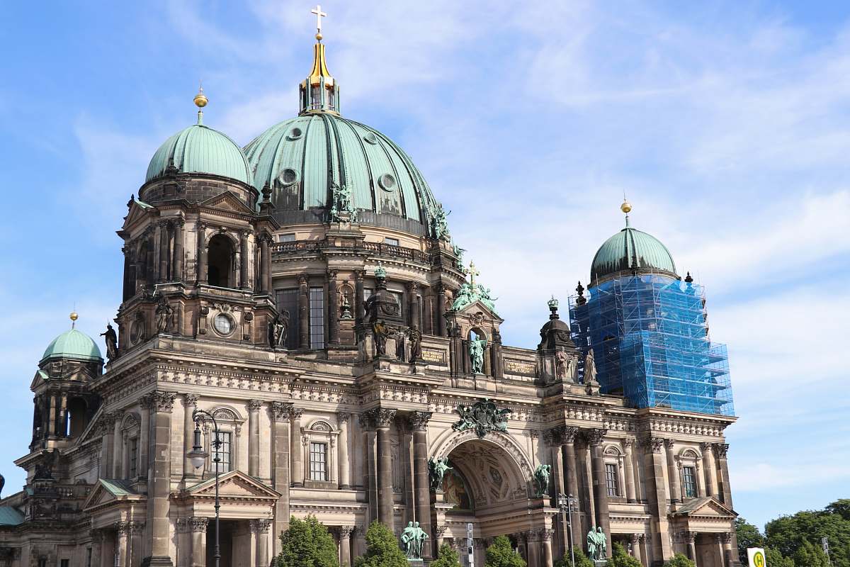 building teal cathedral dome